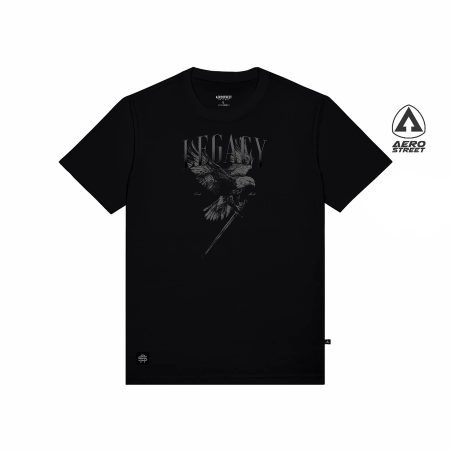 Aerostreet Legacy Kaos Pria Hitam